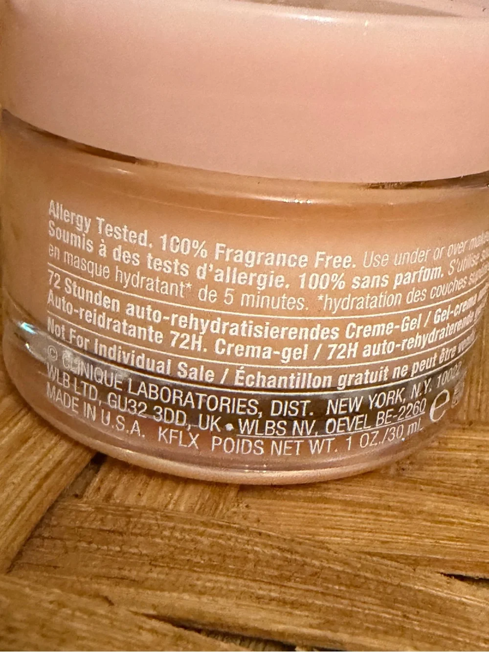 Clinique hydrating gel